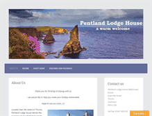 Tablet Screenshot of pentlandlodgehouse.co.uk